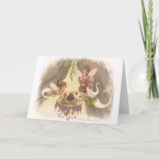 Pixie Tea Party Card
