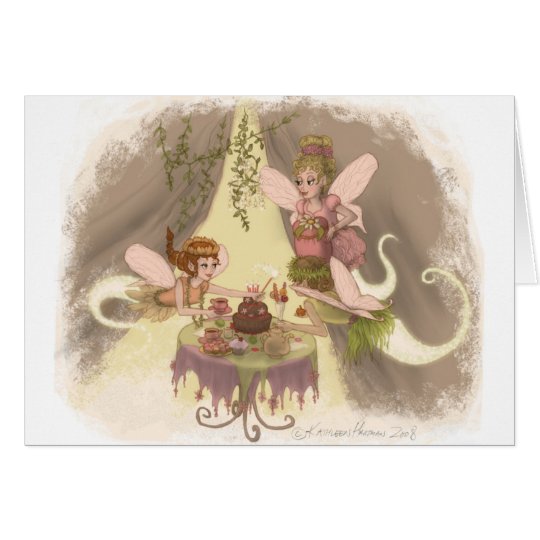 Pixie Tea Party Card