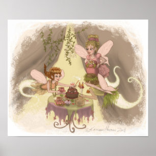 Pixie Tea Party Poster
