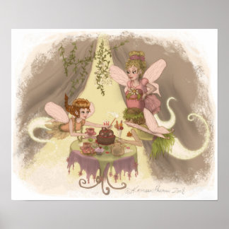Pixie Tea Party Poster