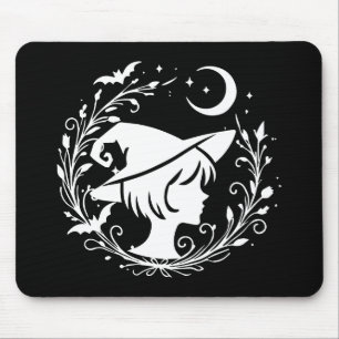 Pixie Witch Wiccan Magic Witches Halloween Mouse Pad
