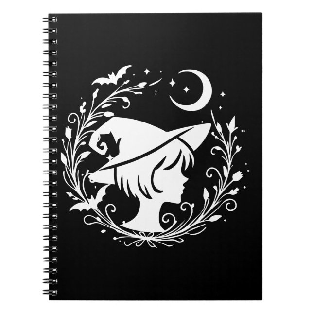 Pixie Witch Wiccan Magic Witches Halloween Notebook (Front)