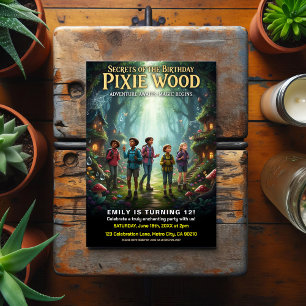 Pixie Wood Magical Birthday Party Postcard