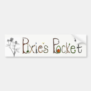 Pixie's Pocket Logo Bumper Sticker