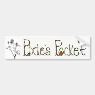 Pixie's Pocket Logo Bumper Sticker
