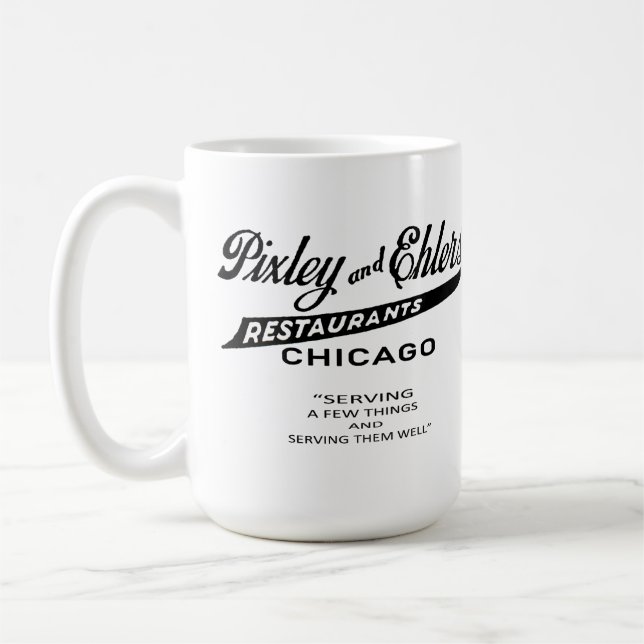 Pixley and Ehlers Restaurants, Chicago, IL Coffee Mug (Left)