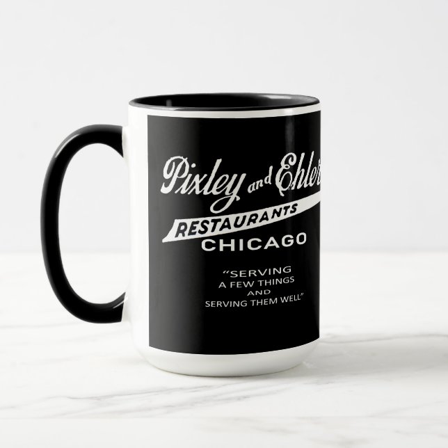 Pixley and Ehlers Restaurants, Chicago, IL Mug (Left)
