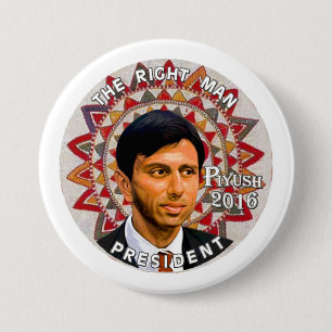 Piyush "Bobby" Jindal for president 2016 7.5 Cm Round Badge