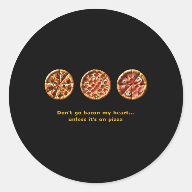 Pizza 3 Sticker  (Front)