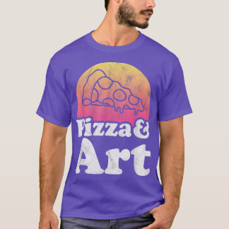 Pizza and Art or Art Teacher T-Shirt