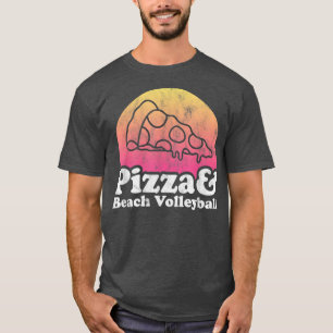 Pizza and Beach Volleyball T-Shirt