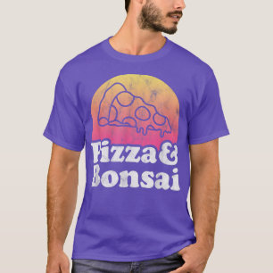 Pizza and Bonsai Tree T-Shirt