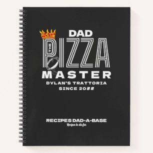 Pizza and Football Family Reunion Party Matching Notebook