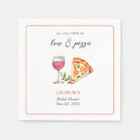 Pizza and love Bridal shower