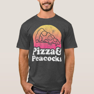 Pizza and Peacocks or Peacock T-Shirt