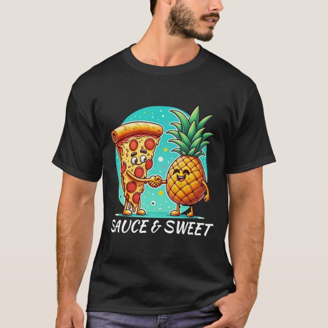 pizza and pineapple T-Shirt (Front)