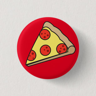 Pizza Badge Pin Button