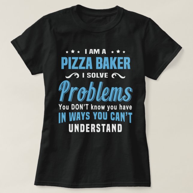 Pizza Baker T-Shirt (Design Front)