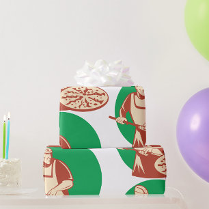 Pizza Baker Wrapping Paper
