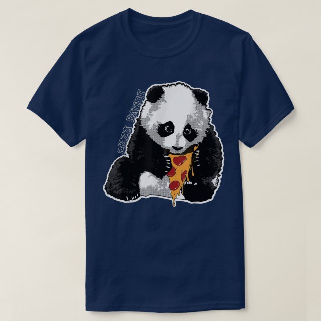 Pizza Bandit Panda 14412994 T-Shirt (Design Front)