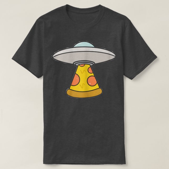 Pizza Beam Ufo 14442997 T-Shirt (Design Front)
