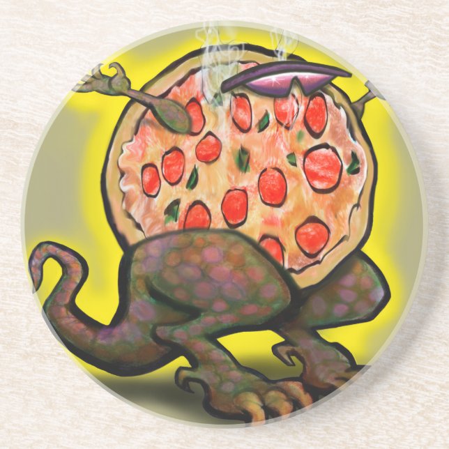 Pizza Beast Coaster (Front)