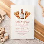 Pizza & Beer Diapers Casual Couples Baby Shower In Invitation<br><div class="desc">Pizza & Beer Diapers Casual Couples Baby Shower. Perfect for a casual couples baby shower where both parents can join in the fun!</div>