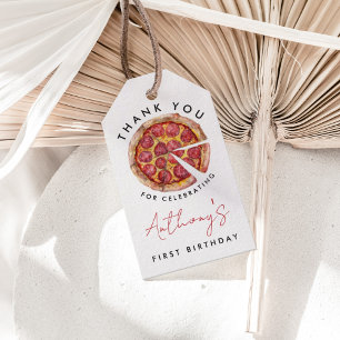 Pizza Birthday Gift Tags