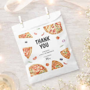 Pizza Birthday Part Favour Bag