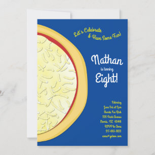 Pizza Birthday Party Invitation