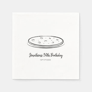 Pizza Birthday Party Napkin