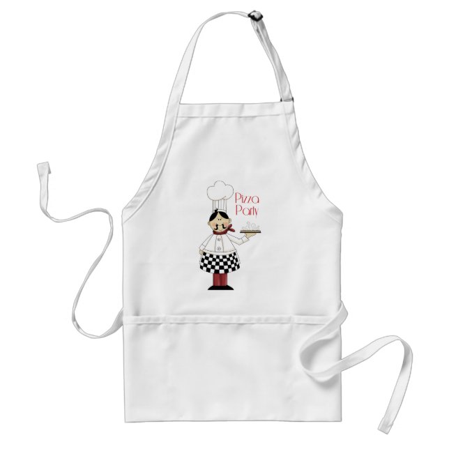 Pizza Birthday Party Standard Apron (Front)