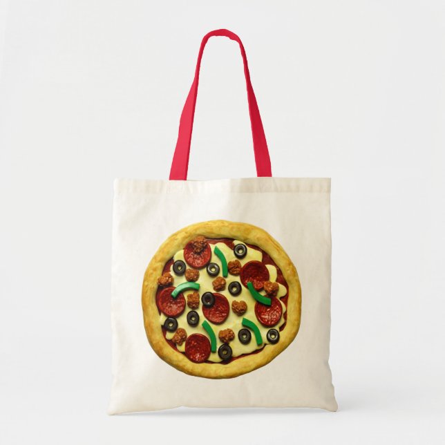 Pizza Birthday Party Tote Bag (Front)