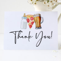 Pizza Brews and Diapers Too! Baby Shower