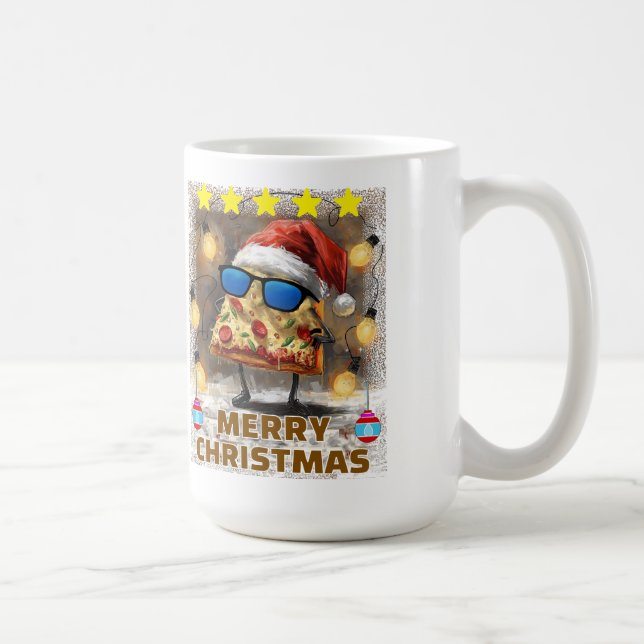pizza burger coffee mug (Right)