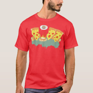 Pizza-campfire Story Fearsome-enemy Of Pizza Funny T-Shirt