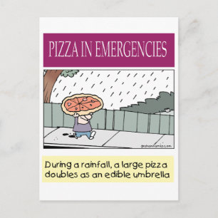 pizza card-c postcard