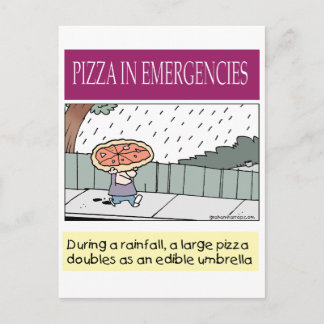 pizza card-c postcard