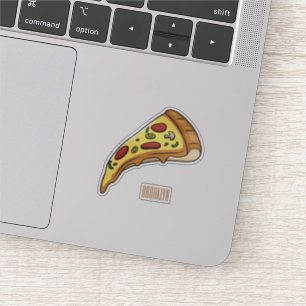 Pizza cartoon illustration