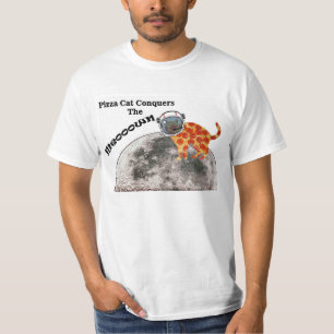 Pizza Cat Conquers The Meowwwwn T-Shirt