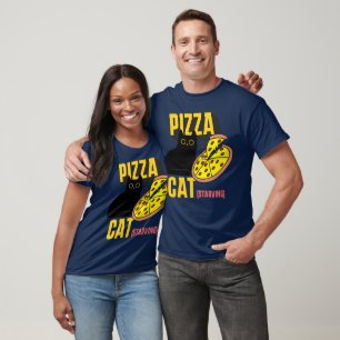 Pizza Cat, Starving, cat mum, cat lovers T-Shirt