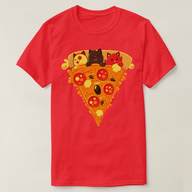 Pizza Cat T-Shirt (Design Front)