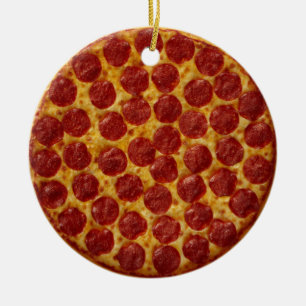 Pizza Ceramic Tree Decoration