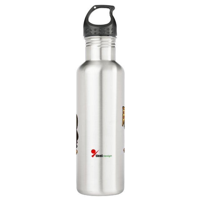 Pizza Champion 710 Ml Water Bottle (Front)