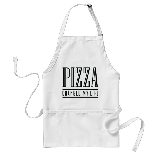 Pizza Changed My Life Standard Apron (Front)