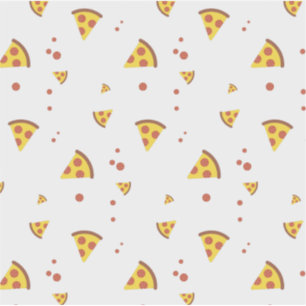Pizza cheese and pepperonis fun kid retro pattern