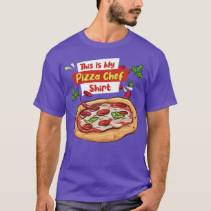 Pizza Chef Italian Food Pizza Maker  T-Shirt