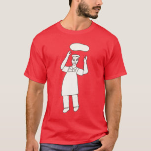 Pizza Chef Tossing Dough in Air Shirts