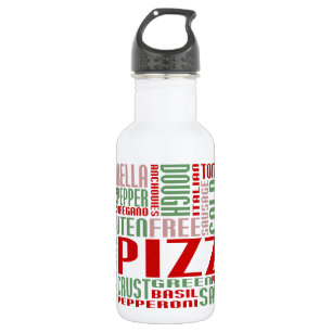 pizza chitChat 532 Ml Water Bottle