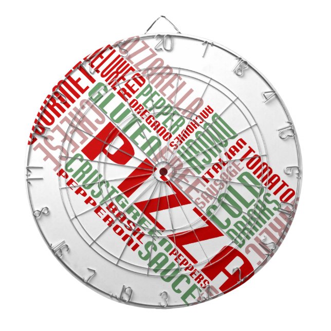 pizza chitChat Dartboard (Front)